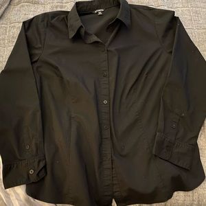 Women’s black dress shirt. Barely worn.